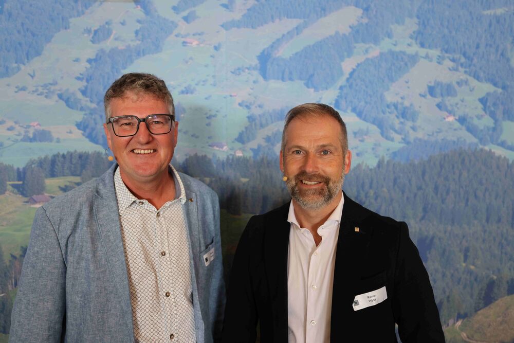 Rene Fasler (VDSS) und Remo Wyss (suissetec). (Foto: Stephan Muntwyler)